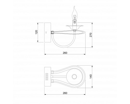 Бра Bogate's Phobos 425/1 8W