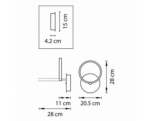 Бра Lightstar Breve 749614