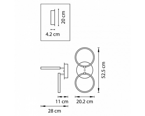 Бра Lightstar Breve 749624