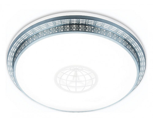 Накладной светильник Ambrella Orbital Design F128 WH SL 72W D500