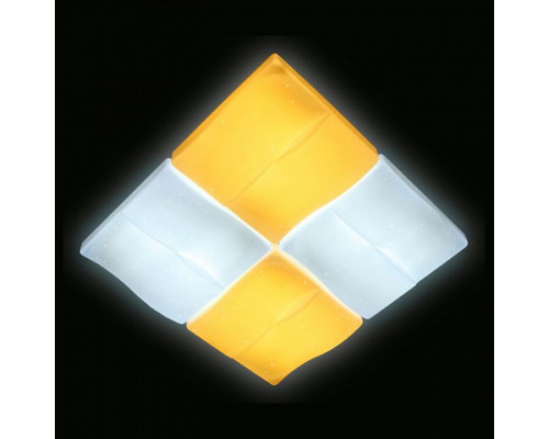 Накладной светильник Ambrella Orbital Parrus FP2382 WH 128W D500*500