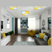 Накладной светильник Ambrella Orbital Parrus FP2382 WH 128W D500*500