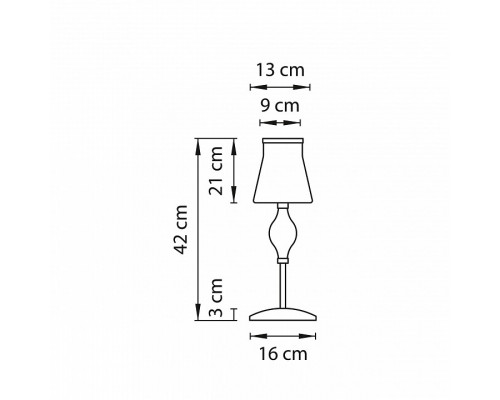 Настольная лампа декоративная Lightstar Escica 806910