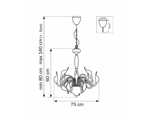 Подвесная люстра Lightstar Cigno Collo 751127