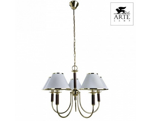 Подвесная люстра Arte Lamp Catrin A3545LM-5GO