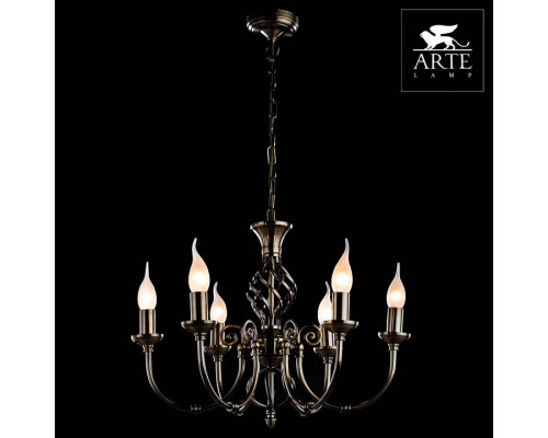 Подвесная люстра Arte Lamp Zanzibar A8392LM-6AB