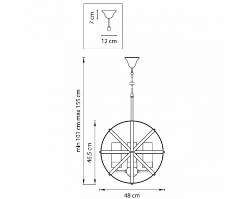 Подвесная люстра Lightstar Cero 731147