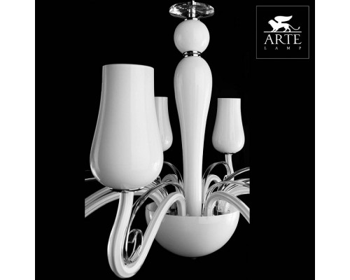 Подвесная люстра Arte Lamp Biancaneve A8110LM-8WH