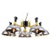 Подвесной светильник Ambrella Traditional 5 TR9082/5 BK/GD/SM черный/золото/дымчатый E27/5 max 40W D750*750