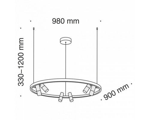 Подвесной светильник Maytoni Satellite MOD102PL-L42W4K