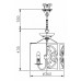 Подвесной светильник Maytoni Rustika H899-03-R