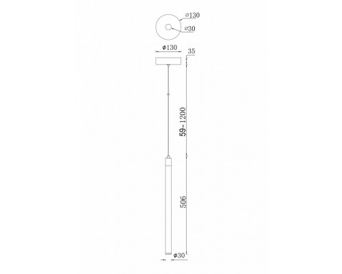 Подвесной светильник Maytoni Ray P021PL-L10MG3K