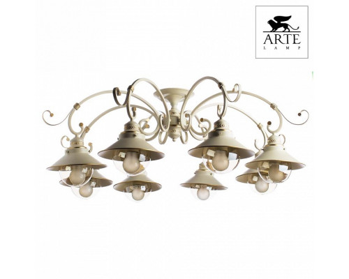 Потолочная люстра Arte Lamp Grazioso A4577PL-8WG