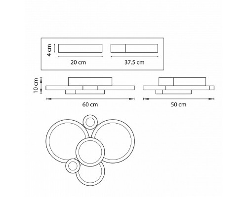 Потолочная люстра Lightstar Breve 749084