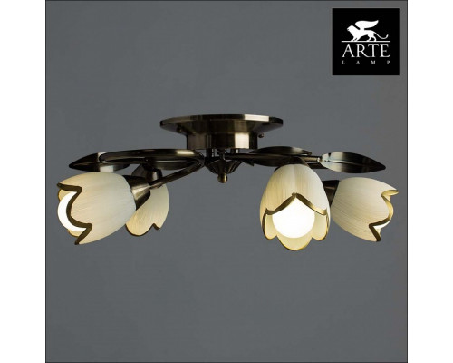 Потолочная люстра Arte Lamp Perce A6061PL-4AB