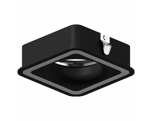Рамка на 1 светильник Ambrella N771 N7716 SBK черный песок 70*70mm H26mm Out2mm MR16