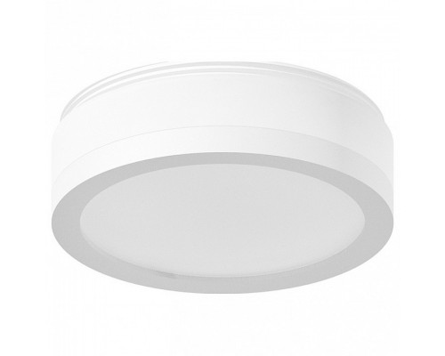 Рамка на 1 светильник Ambrella N712 N7120 SWH/FR белый песок/белый матовый D70*H15mm Out15mm MR16