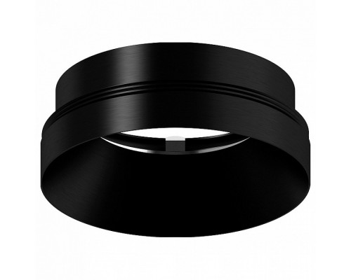 Рамка на 1 светильник Ambrella N703 N7031 PBK черный полированный D70*H27mm Out10mm MR16