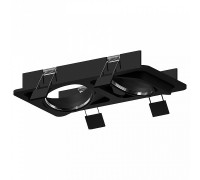 Встраиваемый светильник Ambrella Diy Spot 1 C7664 SBK черный песок 225*120*H25mm MR16 GU5.3