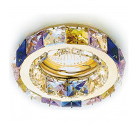 Встраиваемый светильник Ambrella Crystal 3 K112 RA/G