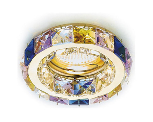 Встраиваемый светильник Ambrella Crystal 3 K112 RA/G