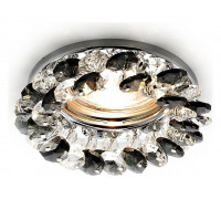 Встраиваемый светильник Ambrella Crystal K206 K206 BK/CH